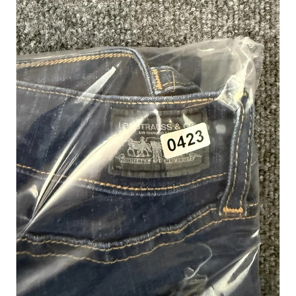 Levi's 535 Legging Jeans Women's Size 11 Short Dark Wash Stretch Mid Rise Denim